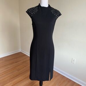 Joseph Ribkoff || Woman’s black, beaded dress size